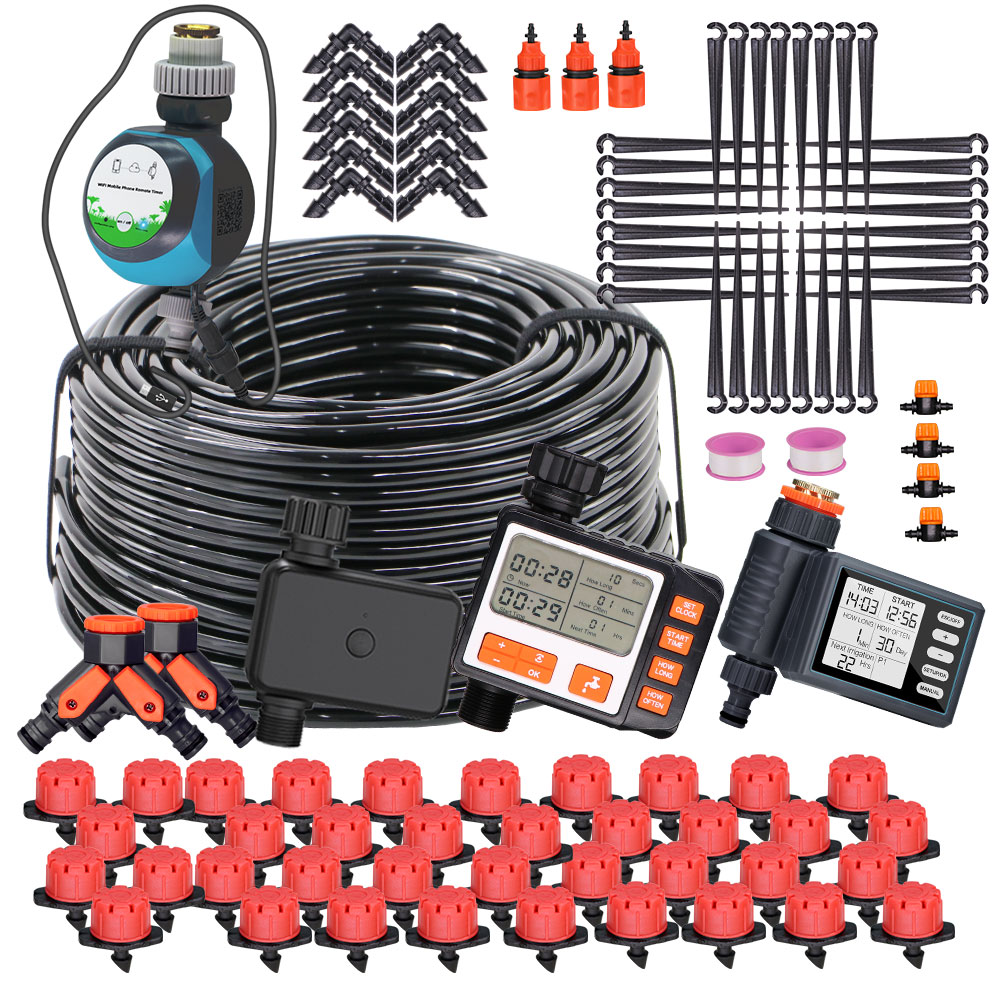 Irrigation Drip Tape - 50-5 متر 1/4 ''خرطوم قابل للتعديل