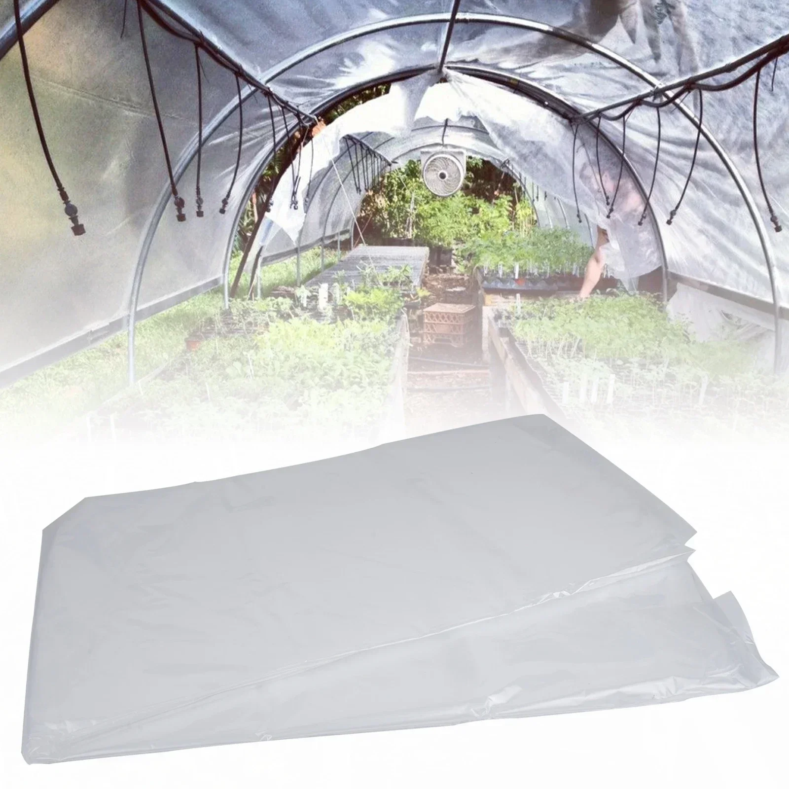 Greenhouse Plastic Film - 1 قطعة فيلم الدفيئة واضحة طوي