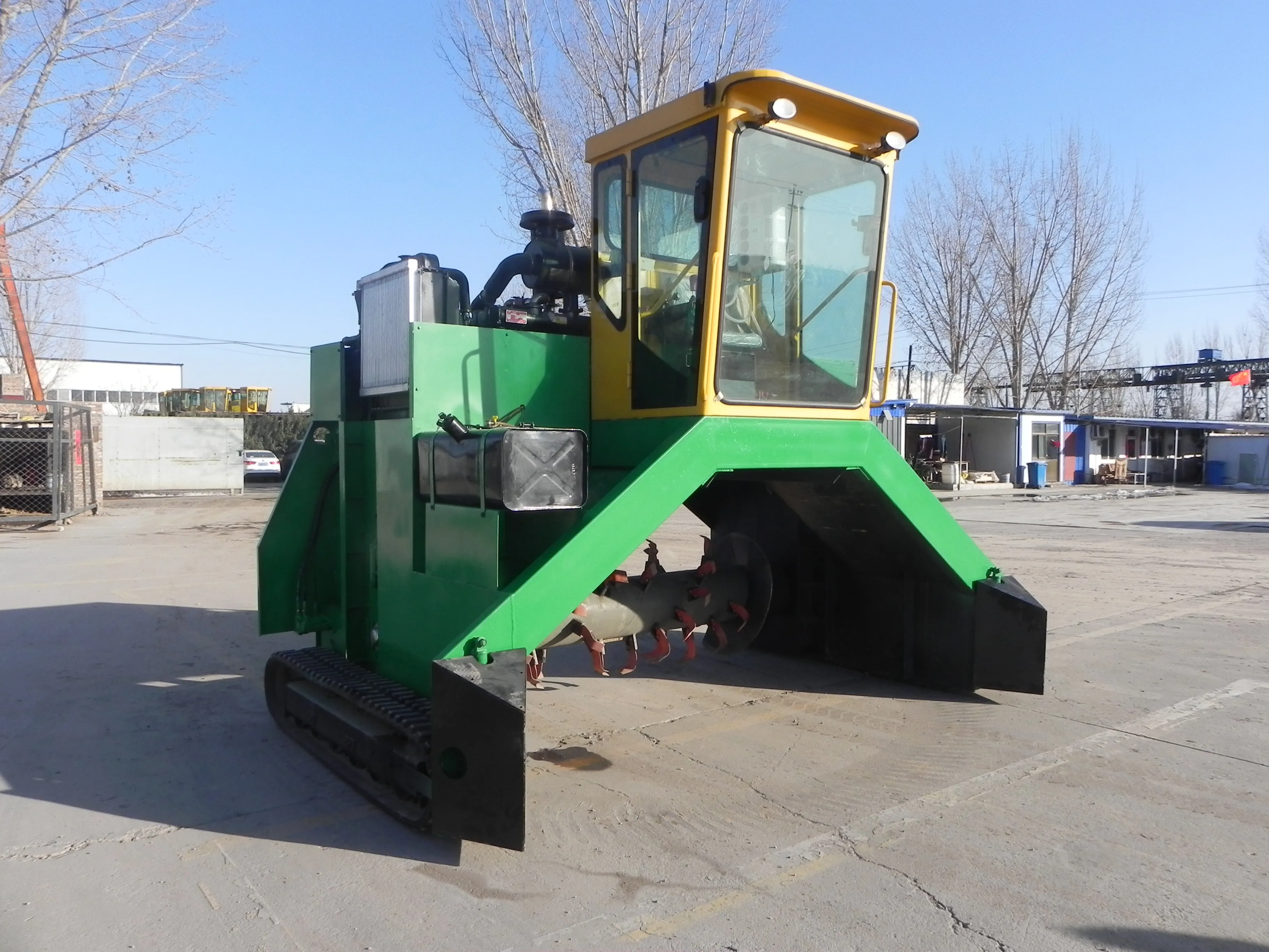 Compost Turner Machine - # ماكينة تصنيع السماد العضوي للاستخدام
