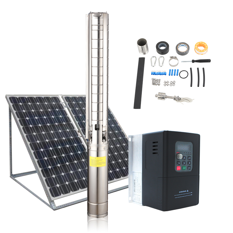 Farming Pump For Agriculture - مضخة مياه شمسية غاطسة 4HSA4-240-5.5 بقوة
