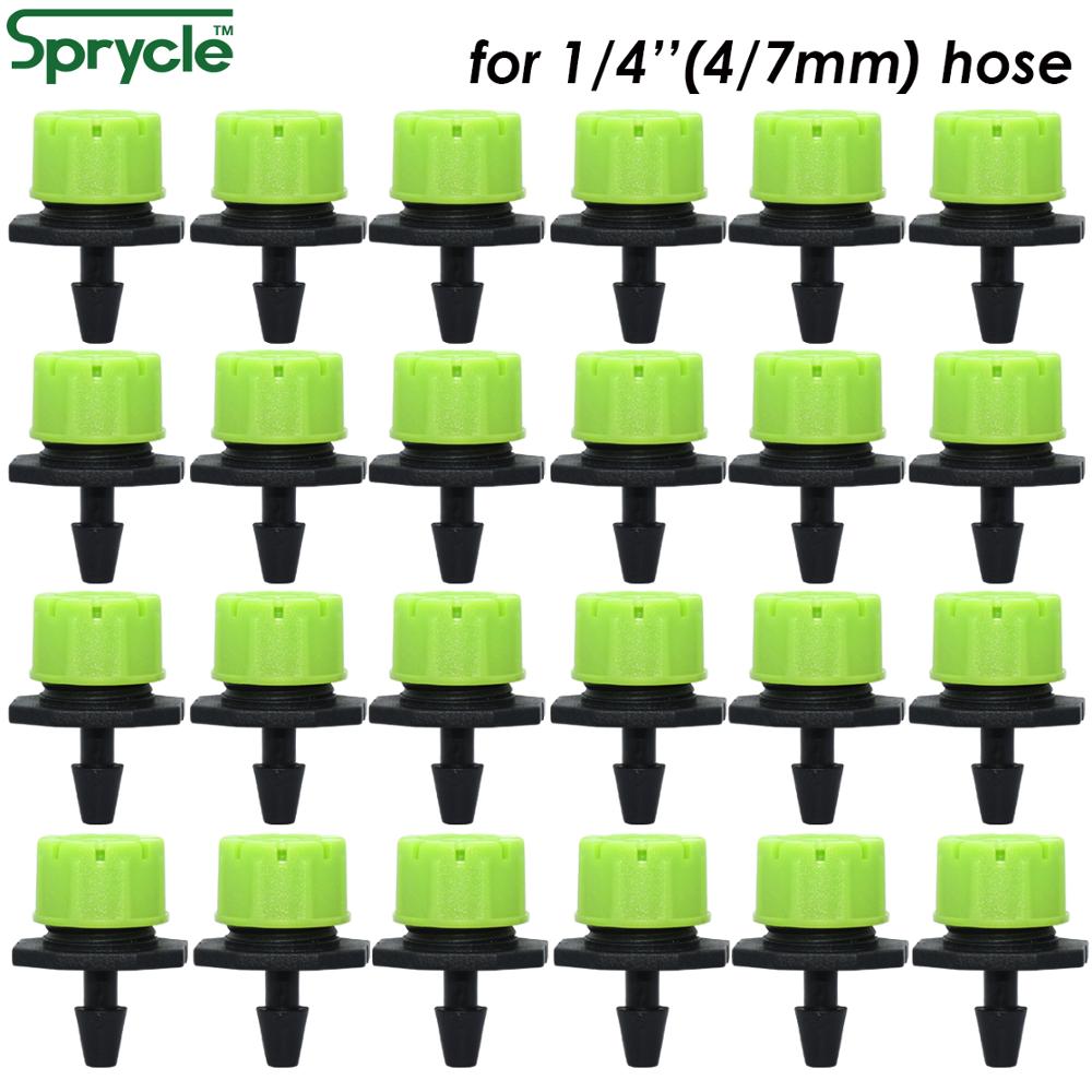 Irrigation Drip Tape - SPRYCLE 50-800 قطعة الأخضر 1/4 ''قابل