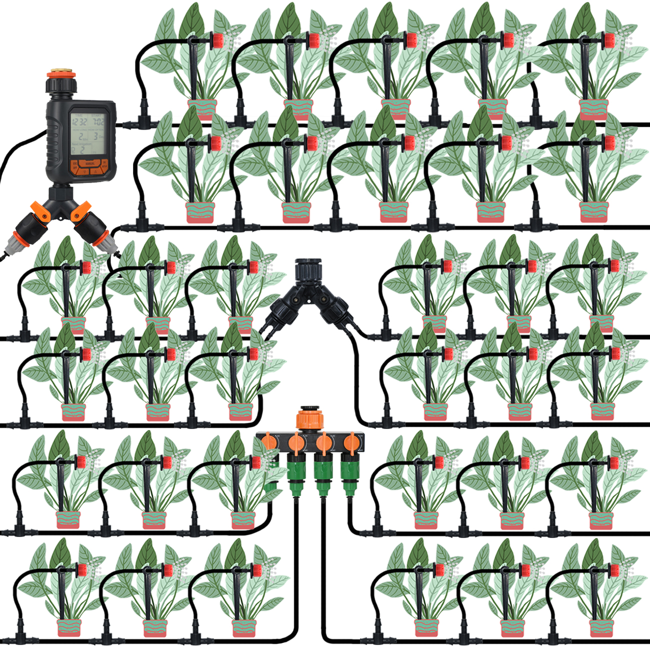 KESLA 30-800X حديقة بالتنقيط م - مراجعة Irrigation Drip Tape وسعره