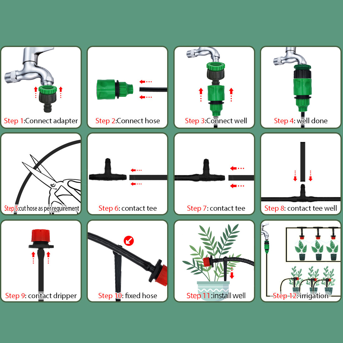 مجموعات الري بالتنقيط الأوتوما - مراجعة Irrigation Drip Tape وسعره
