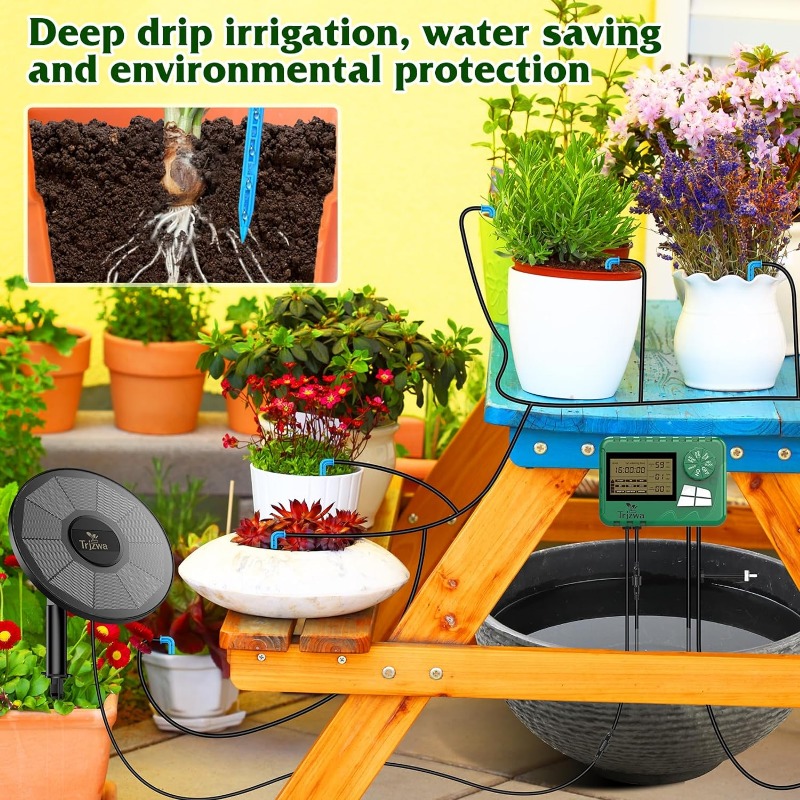 معدات الري بالطاقة الشمسية طقم - مراجعة Irrigation Drip Tape وسعره
