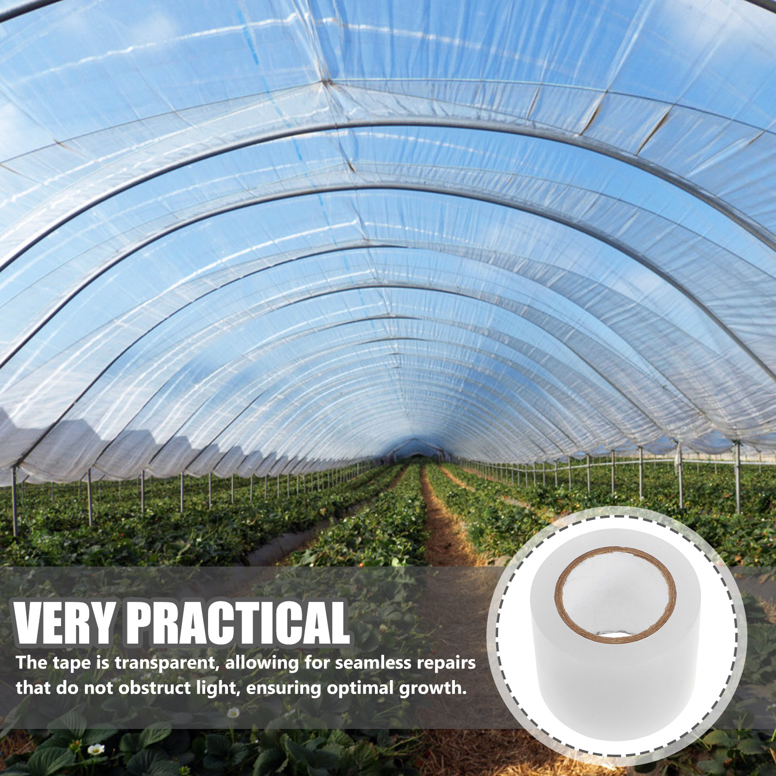 شريط إصلاح بلاستيكي شفاف للبيو - مراجعة Greenhouse Plastic Film وسعره