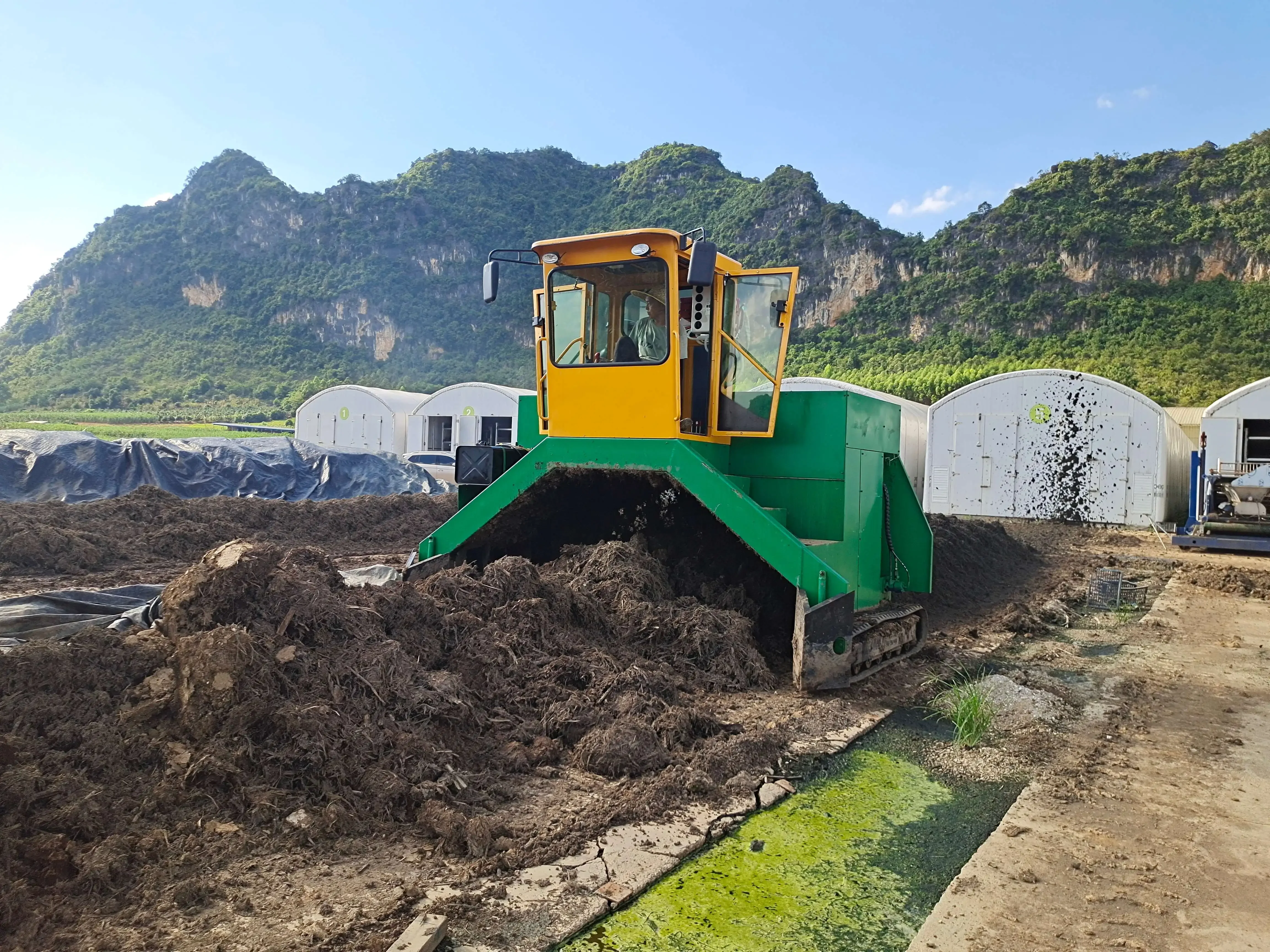 # ماكينة تصنيع السماد العضوي ل - مراجعة Compost Turner Machine وسعره