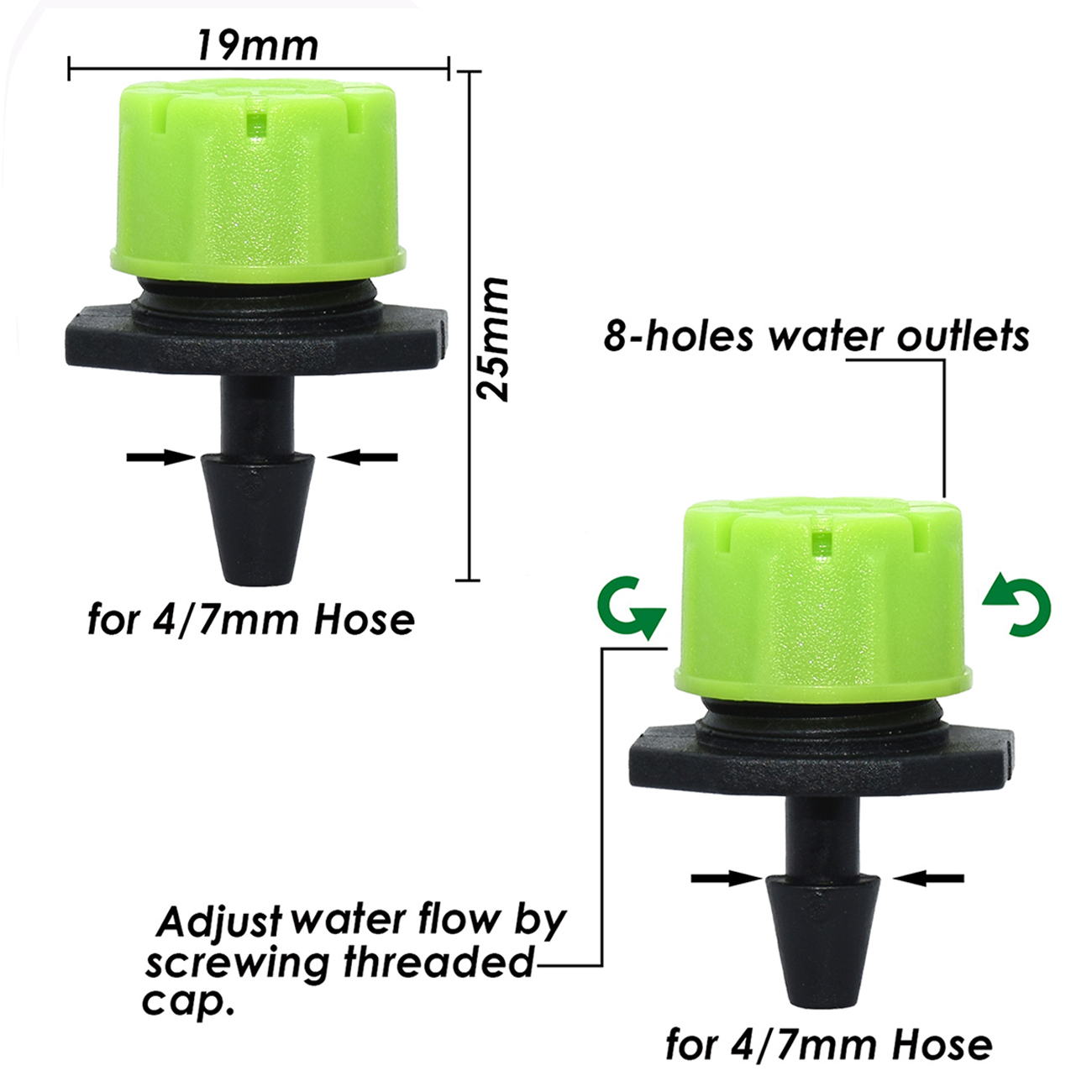 SPRYCLE 50-800 قطعة الأخضر 1/4 - مراجعة Irrigation Drip Tape وسعره