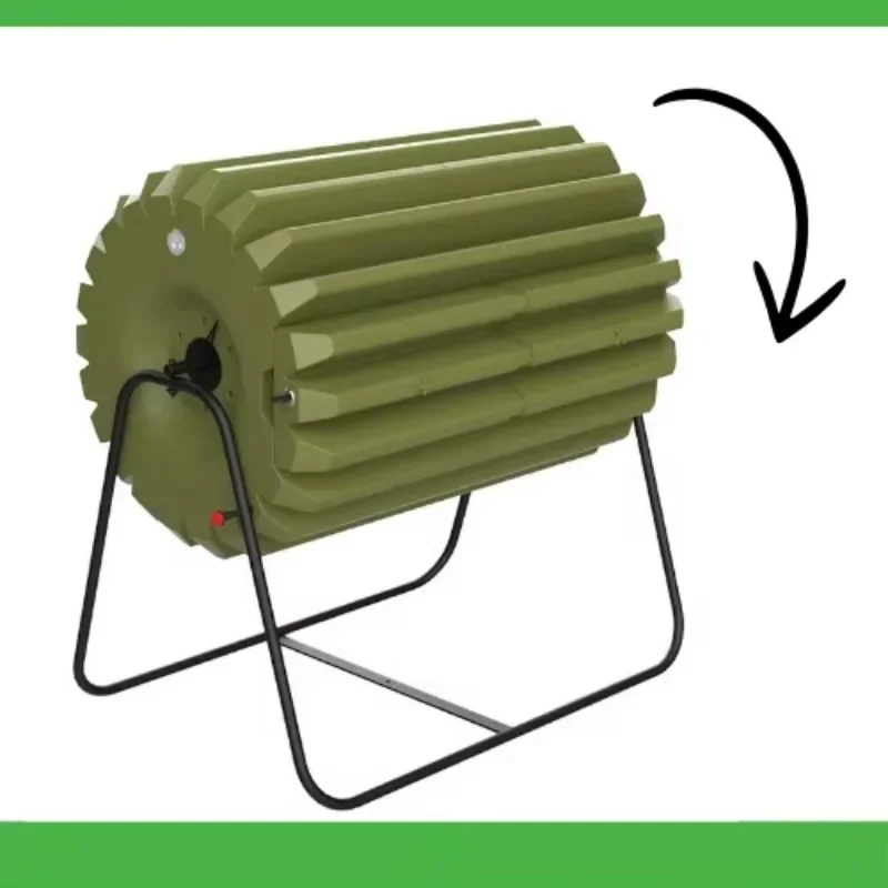آلة تسميد دوارة سعة 200 لتر، ج - مراجعة Compost Turner Machine وسعره